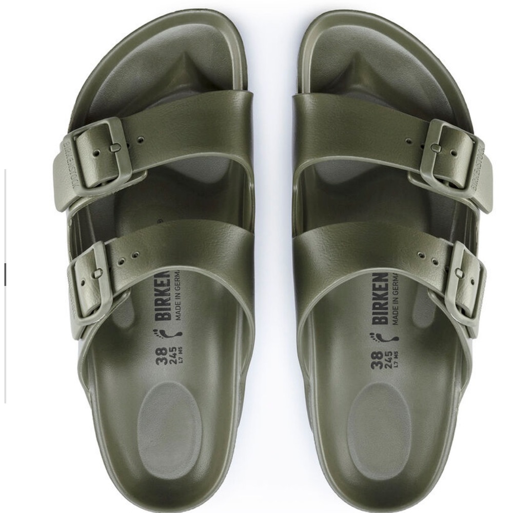 Birkenstock Arizona Essentials EVA Khaki Green Size 40 Size 9